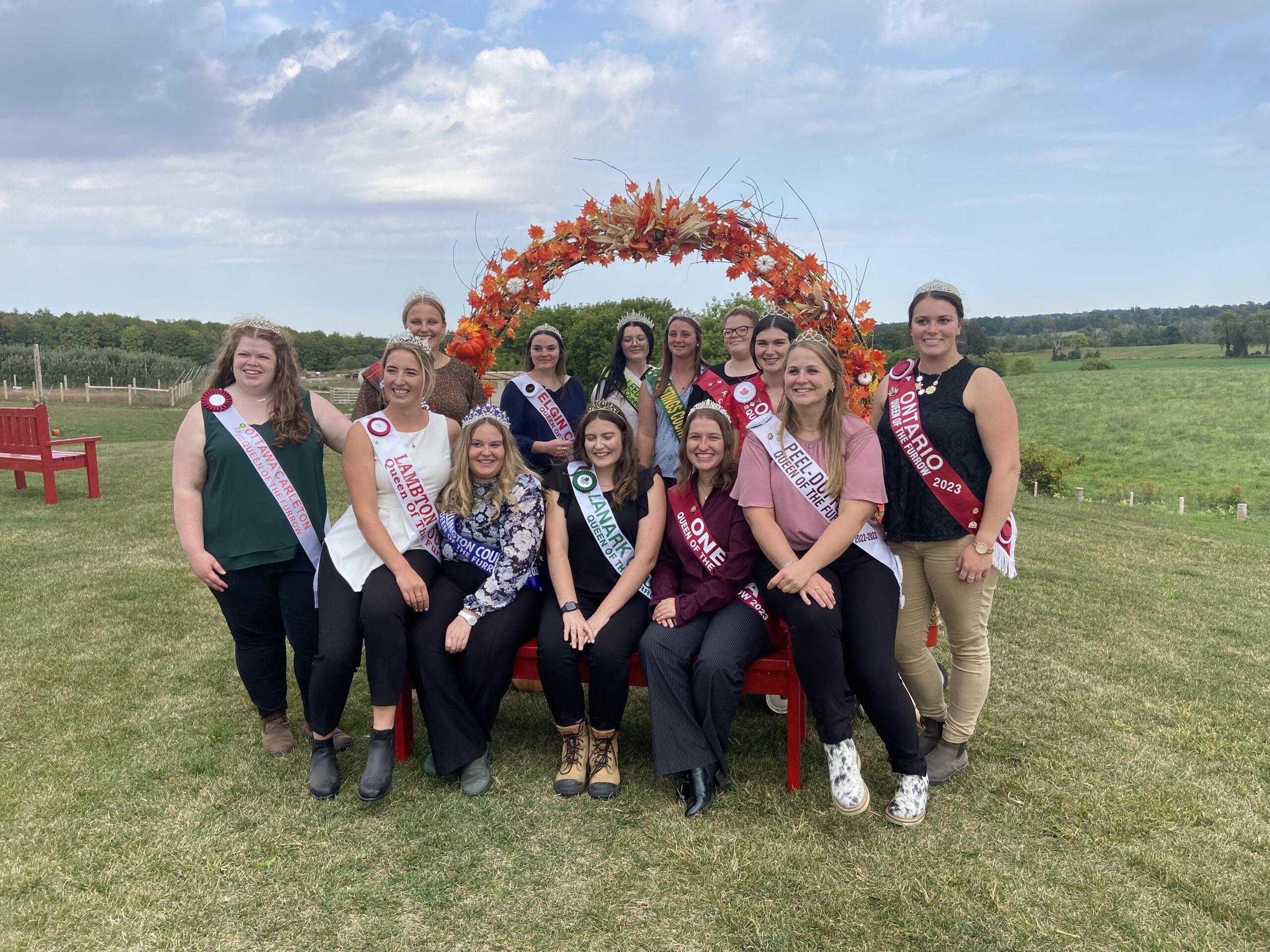 2023 Queen of the Furrow Competition contestants